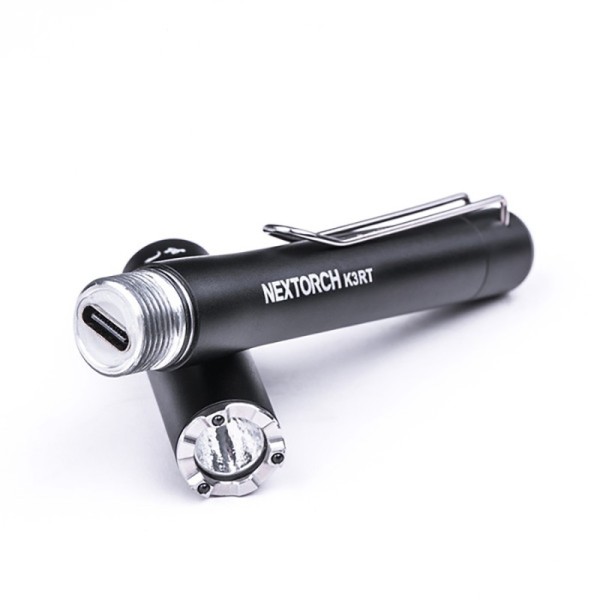Nextorch® taktische Stiftlampe mit Nano-Keramik Glasbrecher, USB-C (inkl. Akku)