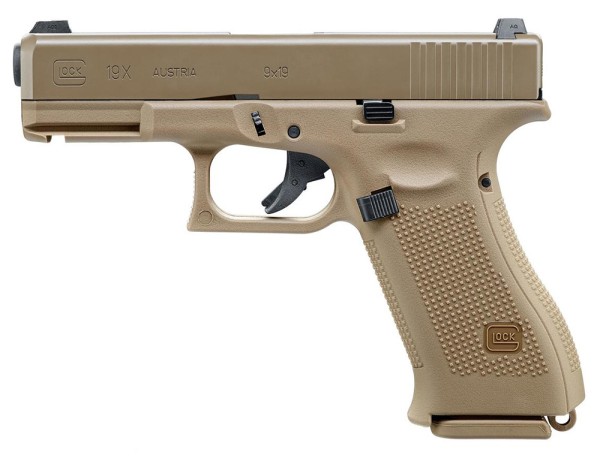 Glock 19X Airsoft Pistole 6 mm BB coyote