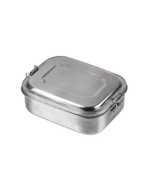 Mil-Tec Lunchbox Stainless Steel 16X13X6,2Cm