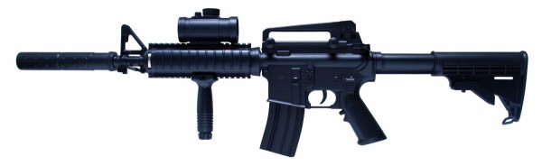 Schmeisser AR-15 Tactical Softair 0,5 Joule 6 mm BB schwarz