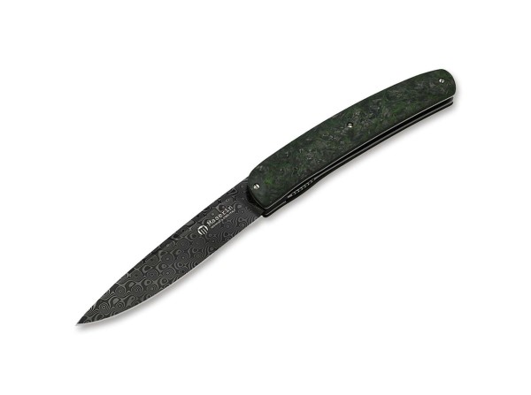 Maserin Gourmet Knife Damascus CF Green Taschenmesser