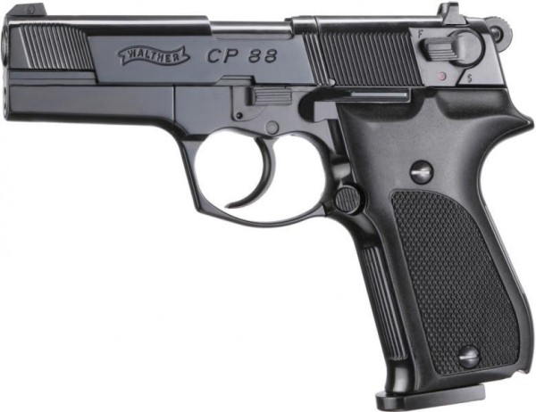 Walther CP88 CO2 Luftpistole 4,5 mm Diabolo brüniert