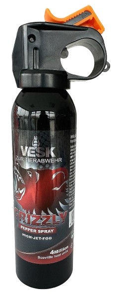 Pfefferspray VESK - Grizzly Outdoor - Breitstrahl - 200 ml