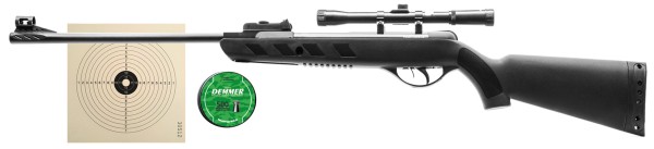 GSG AN500 Luftgewehr 4,5 mm Diabolo inkl. Zielfernrohr, Diabolos und Zielscheiben