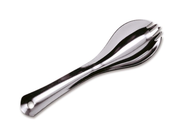 TB Outdoor Forks Spoon Polish Campingbesteck silber