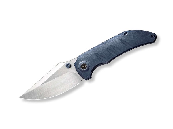 WE Knife Riff-Raff Titanium Blue Taschenmesser blau