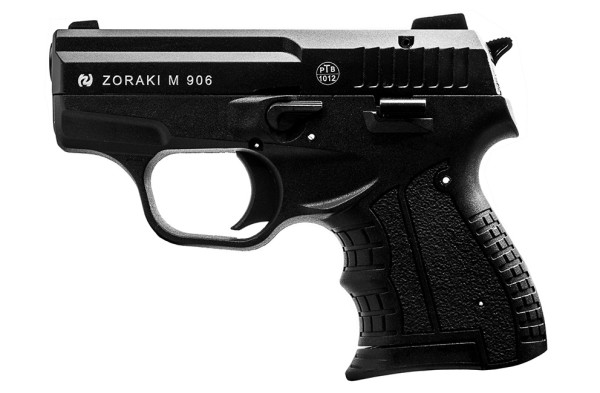 Zoraki 906 Schreckschuss Pistole 9 mm P.A.K. schwarz + 50 Demmer Platzpatronen