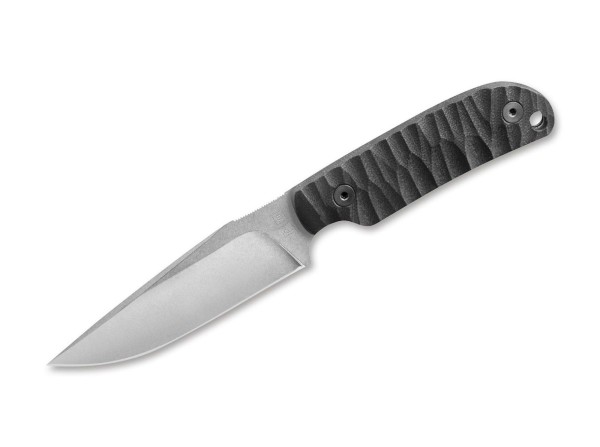 TB Outdoor Commandeur G10 Textured Black Feststehendes Messer schwarz