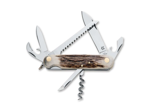 Fox Knives Multi Pocket Knife Deer 7 Taschenmesser braun