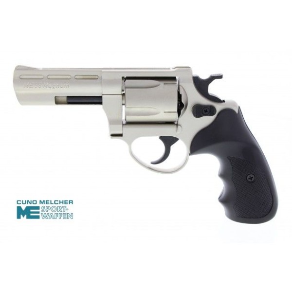 ME 38 Magnum Schreckschuss Revolver 9 mm R.K vernickelt