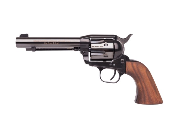 Weihrauch HW Western-Single-Action Schreckschuss Revolver 9 mm R.K brüniert