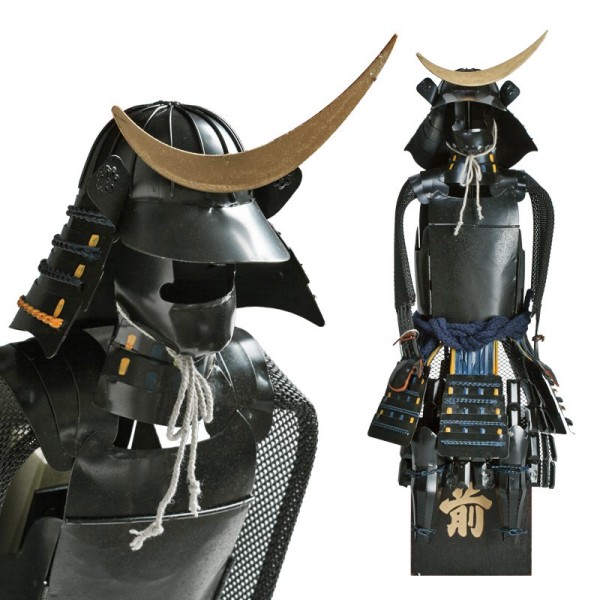 Samurai Krieger - schwarz - Data Masamune Shogun Japanische Samurai Rüstung Miniatur