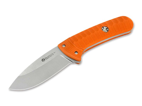 Maserin SAX Knife G10 Orange Feststehendes Messer orange