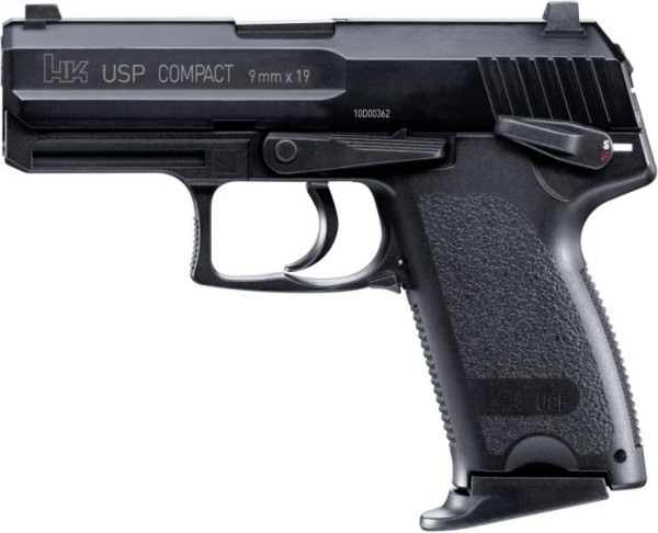 Heckler & Koch USP Compact Softair Pistole 6 mm BB schwarz
