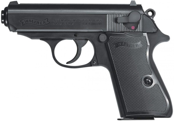Walther PPK/S Softair Pistole 0,5 Joule 6 mm BB schwarz