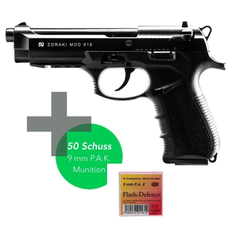 Schreckschuss 9mm Zoraki 918 schwarz JagdAbsehen Karlsruhe
