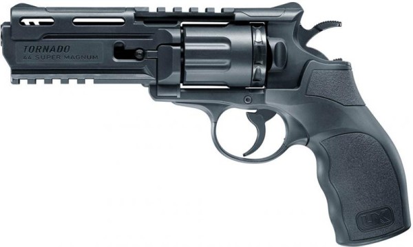 UX Tornado CO2 Luftdruck Revolver 4,5 mm BB schwarz