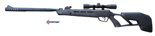 Crosman Mag-Fire Mission Luftgewehr mit 12 Schuss Trommel inkl. ZF 4,5 mm Diabolo