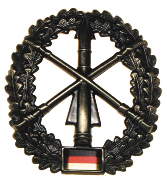 BW Barettabzeichen Heeresflugabwehr Metall