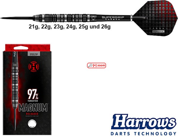 HARROWS Magnum Reloaded Steel Darts