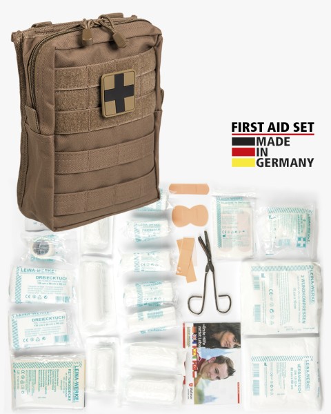 Mil-Tec First Aid Set 'Leina' Pro.43-Tlg.Lg Dark Coyote