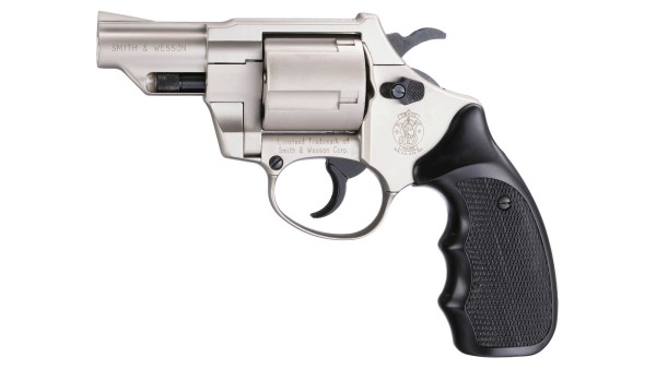 Smith & Wesson Combat Schreckschuss Revolver 9 mm R.K. vernickelt