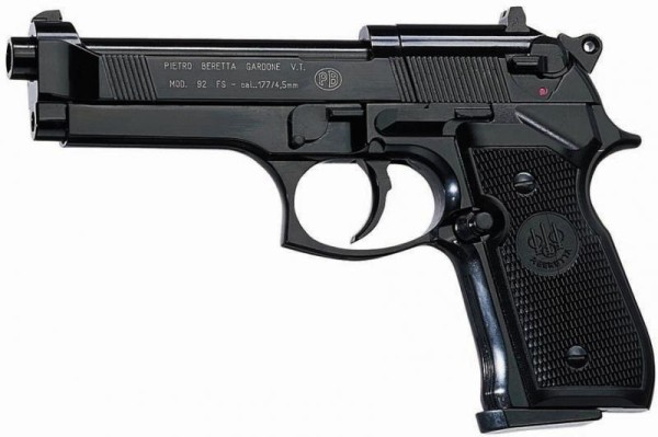Beretta M92 FS CO2 Luftpistole 4,5 mm Diabolo brüniert