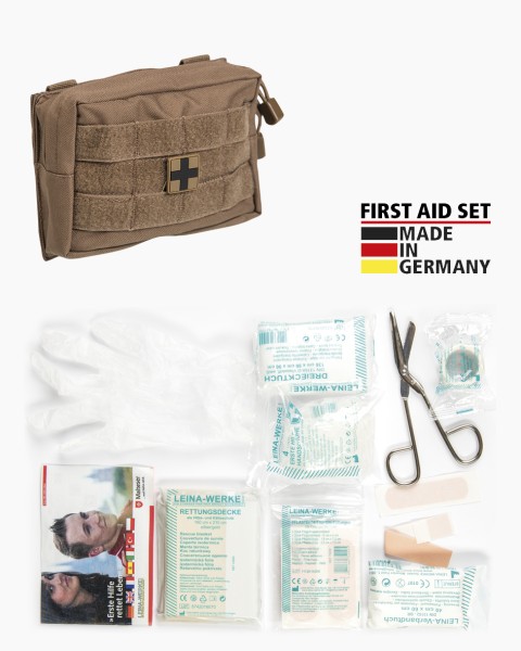 Mil-Tec First Aid Set 'Leina' Pro.25-Tlg.Sm Dark Coyote