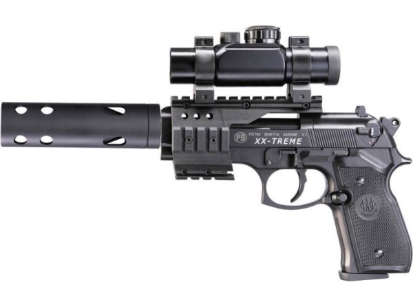 Beretta M92 FS XX-TREME CO2 Luftpistole 4,5 mm Diabolo brüniert