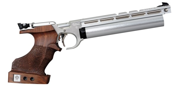 STEYR EVO 10 Pressluftpistole 4,5 mm Silber/rechts XL