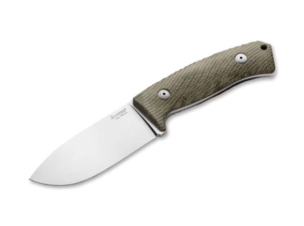 LionSteel M3 Micarta Green Feststehendes Messer grün