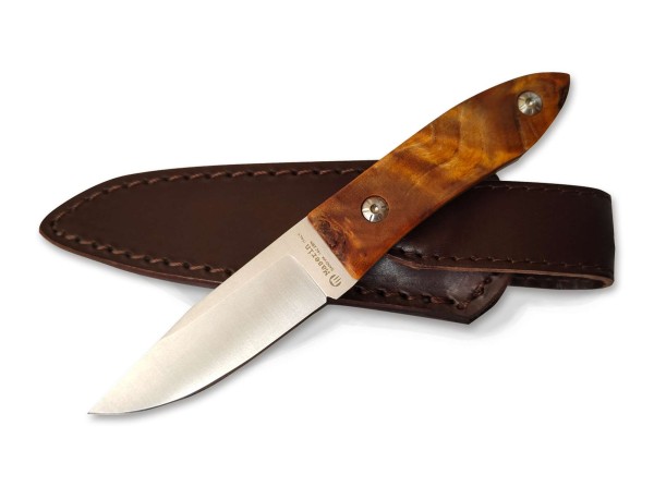 Maserin AM-22 Poplar Wood Brown Feststehendes Messer braun