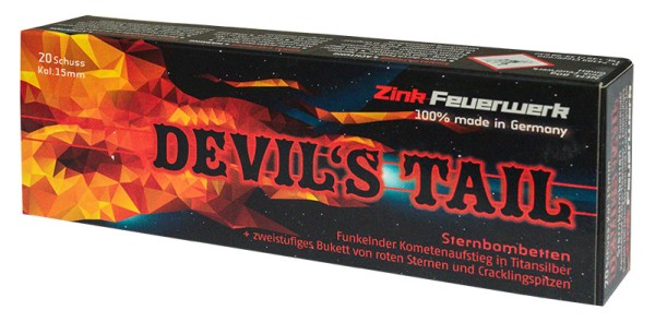 Zink Feuerwerk Devil's Tail Signaleffekte für Schreckschusswaffen 20 Schuss