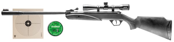 Diana twenty-one FBB Luftgewehr 4,5 mm Diabolo inkl. Zielfernrohr, Diabolos und Papierzielscheiben
