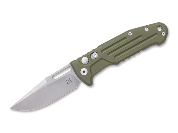 Fox Knives New Smarty Clippoint OD Green Taschenmesser grün