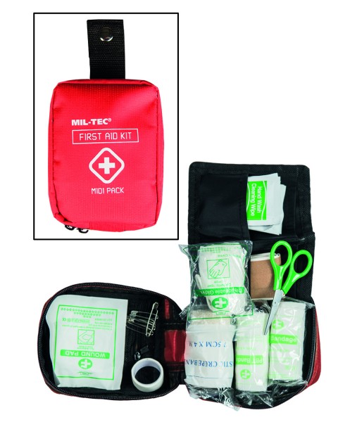 Mil-Tec First Aid Pack Midi Red