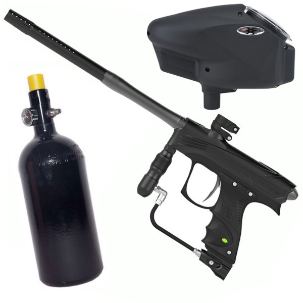 Dye Rize CZR Paintball Package - blk/gry