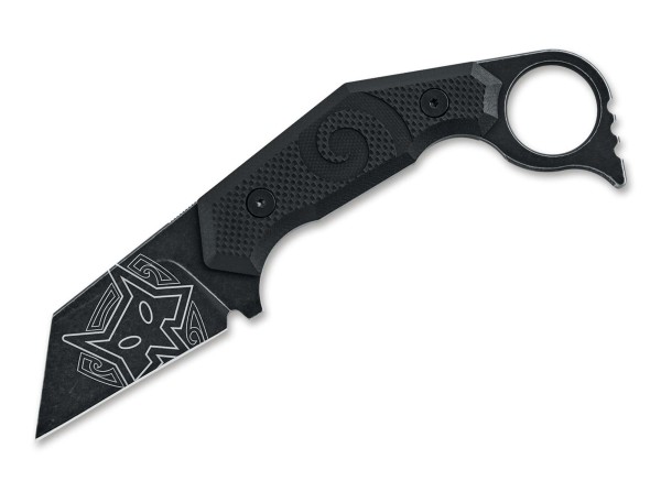 Fox Knives Toa G10 All Black Feststehendes Messer schwarz