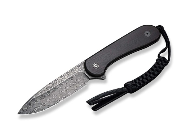 CIVIVI Fixed Blade Elementum Ebony Damascus Feststehendes Messer schwarz