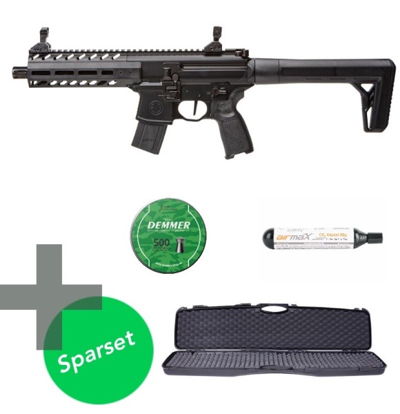 Sig Sauer MPX GEN2 CO2 Luftgewehr 4,5 mm Diabolo inkl. Diabolos, CO2 und Koffer