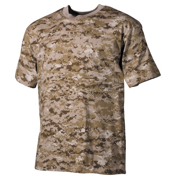 US T-Shirt halbarm digital-desert