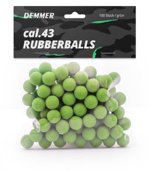 Demmer Rubberballs 100 Schuss cal. .43 grün