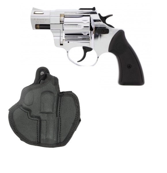 Zoraki R2 Schreckschuss Revolver 9 mm R.K. 2" chrom mit Passformholster