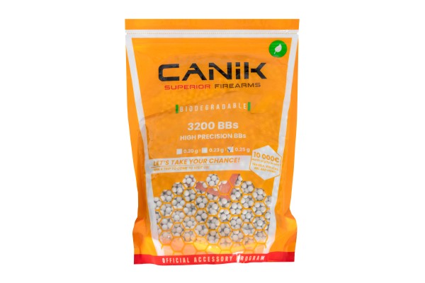 Canik 6mm BIO BBs Weiß 0,25 g 3.200 Stück