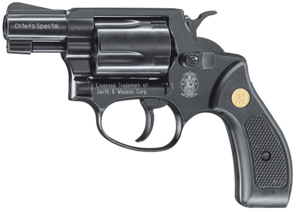 Smith & Wesson Chiefs Special Schreckschuss Revolver 9 mm R.K. schwarz