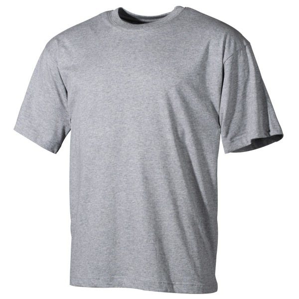 US T-Shirt halbarm grau