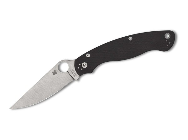 Spyderco Military 2 PlainEdge Taschenmesser schwarz