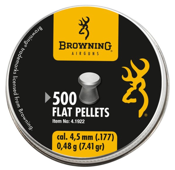 Browning Flachkopf Diabolos geriffelt 4,5 mm 500 Stück