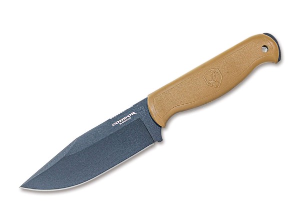 Condor Fighter Knife Desert Feststehendes Messer braun