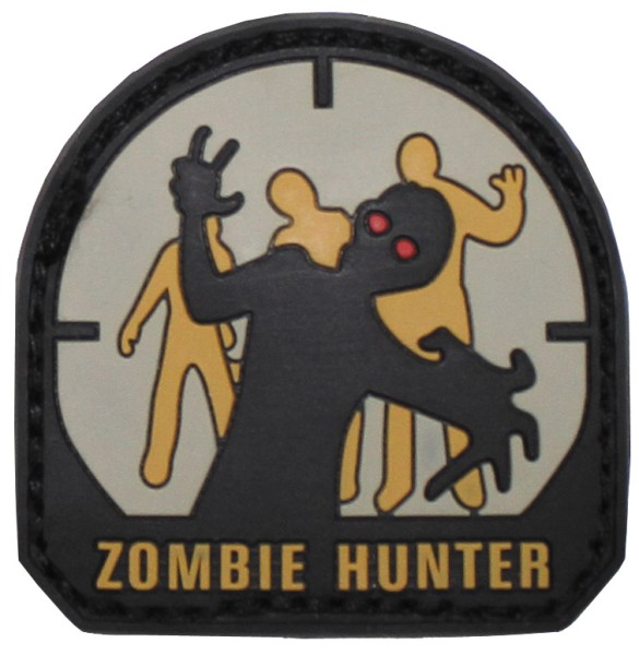 Klettabzeichen 3D Zombie Hunter